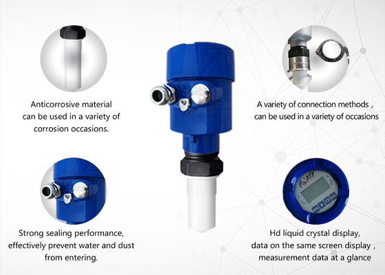 Good price 4-20mA NUOYING 26GHz NYRD805 Αισθητήρα επιπέδου ραντάρ Μεταδότης κατάλληλος για διάφορα υγρά διάβρωσης με υλικό PTFE Αντένα σε απευθείας σύνδεση