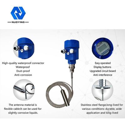 Καλή τιμή. NYRD-701 30m Επικοινωνήσιμο καθοδηγούμενο ραντάρ κύματος μετρητή επιπέδου για ισχυρό υγρό διάβρωσης σε απευθείας σύνδεση