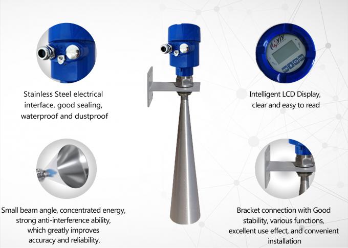 Ευφυές ραντάρ Επιπέδου Μετρητή ραντάρ Υλικό επιπέδου αισθητήρα υψηλής ακρίβειας 26GHz ραντάρ επιπέδου μεταδότης 4