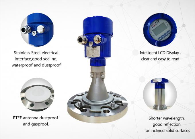 Προσαρμοσμένο ραντάρ επιπέδου νερού RS485 35 Αισθητήρες για τη διαχείριση νερού ποταμού 26GHz ραντάρ μετρητή επιπέδου 1